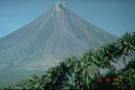 Mayon volcano in the Philippines is one of Earth's best examples of a classic, conical stratovolcano. Its symmetrical morphology is the exception rather than the rule, and is the result of eruptions that are restricted to a single central conduit at the summit of the volcano. Eruptions are frequent enough at Mayon, the most active volcano in the Philippines, to overcome erosive forces that quickly modify the slopes of most volcanoes.
