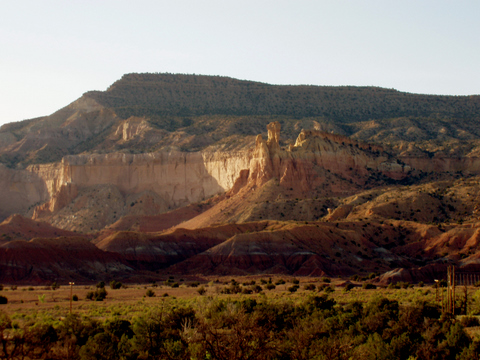 Ghost Ranch contains fossil-rich, Late Triassic beds. Credit: Sterling Nesbitt