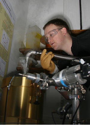 Glasgow University gravitational wave lab; Image 1; Douglas Blane